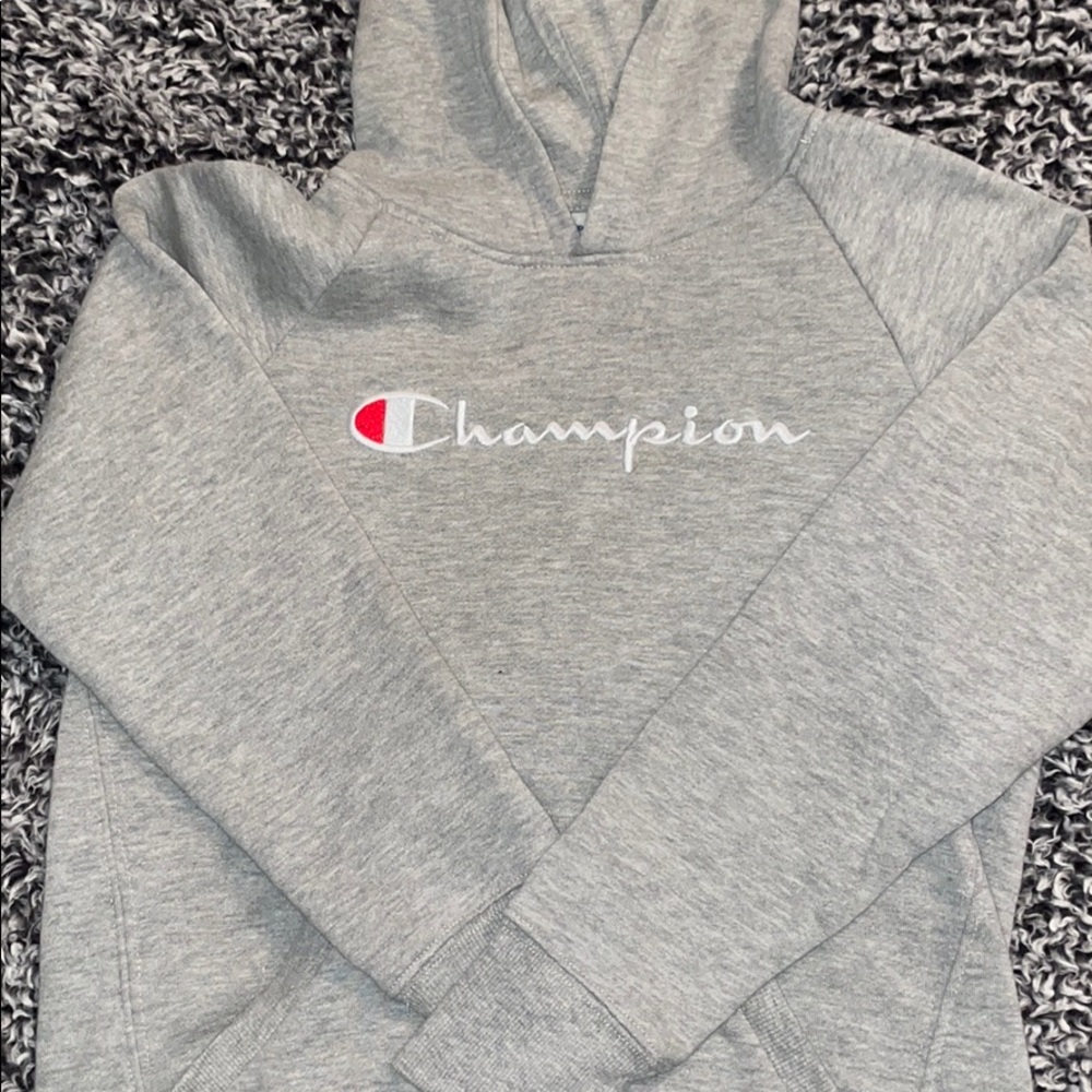 Boys Champion Hoodie: BLACK, LIGHT GREY, DARK GREY